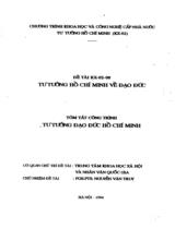 Tư tưởng Hồ Chí Minh về đạo đức 