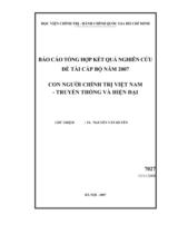 Con người chính trị Việt Nam. Truyền thống và hiện đại 
