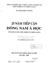 25 năm tiếp cận Đông Nam á học 