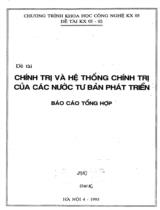 Chính trị và hệ thống chính trị của các nước tư bản phát triển  Báo cáo tổng hợp 