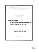 Một số yếu tố cơ bản tác động tới triển vọng của chủ nghĩa xã hội trong hai thập niên đầu thế kỉ XXI  