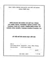 Mối quan hệ giữa cơ sở hạ tầng và kiến trúc thượng tầng chính trị trong thời kỳ phát triển nền kinh tế hàng hóa nhiều thành phần ở nước ta  