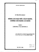 Nâng cao đạo đức cách mạng, chống chủ nghĩa cá nhân  