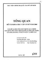 Vấn đề xã hội công dân trong quá trình xây dựng nhà nước pháp quyền xã hội chủ nghĩa của dân, do dân, vì dân ở nước ta hiện nay  