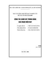 Công tác giám sát trong Đảng giai đoạn hiện nay  